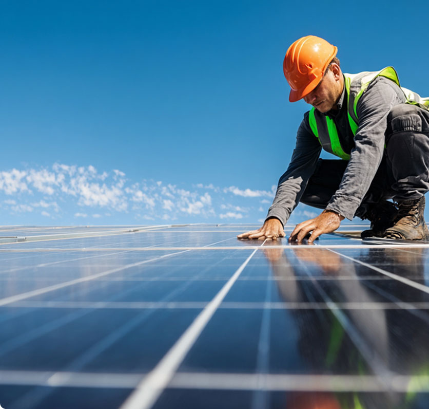 Installation panneaux solaires